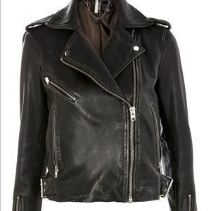 *GENUINE LEATHER* TOPSHOP Strike Biker Jacket